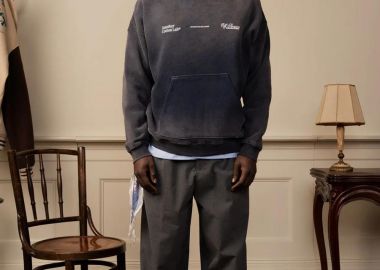 ANOTHER COTTON LAB Φούτερ Λαιμόκοψη Offline Luxury Oversized Sweatshirt - Μπλε-PD00002443-BLUE - Another Cotton Lab - 