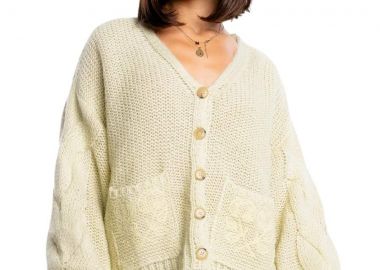 ANOTHER COTTON LAB Γυναικεία Ζακέτα Another WMN Cardigan - Κίτρινο-PD00013204-YELLOW - Another Cotton Lab - 