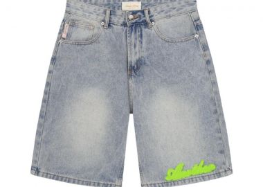 ANOTHER COTTON LAB Shorts - Βερμούδες ACL Logo Jorts - BLUE-PD00006817-BLUE - Another Cotton Lab - 