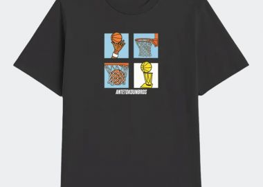 ANTETOKOUNBROS AB STORYBOARD T-SHIRT ΜΑΥΡΟ - ANTETOKOUNBROS - 