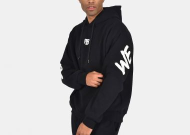 ANTETOKOUNBROS WE ARE ALL BROS OVER.F HOODIE ΜΑΥΡΟ - ANTETOKOUNBROS - 
