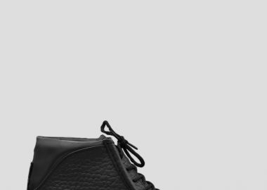 ANTIPODE Ανδρικό Μαύρο Leather Paraboots In Black - ANTIPODE - 