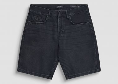 Antony Morato ανδρική denim βερμούδα πεντάτσεπη Regular Fit - DS08470143W2263 Μαύρο - ANTONY MORATO - 