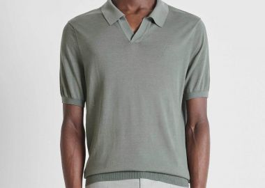 Antony Morato ανδρική μπλούζα πόλο με μετάξι Slim Fit - SW01608YA200091 Λαδί - ANTONY MORATO - 