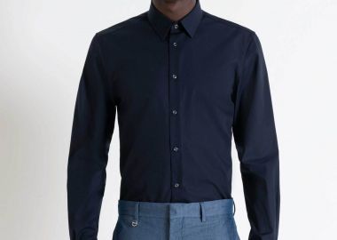 Antony Morato ανδρικό πουκάμισο μονόχρωμο Slim Fit 