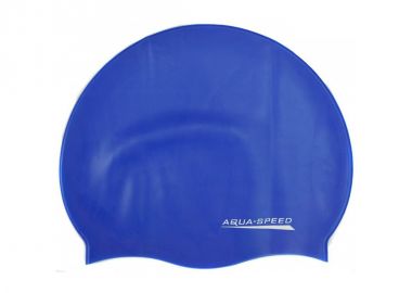 Aquaspeed Mono 24111 Σκουφάκι Κολύμβησης Παιδικό από Σιλικόνη Μπλε - Aqua-Speed - 
