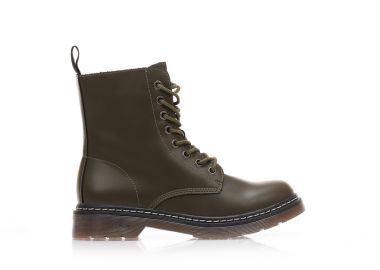 Αρβυλάκια λαδί δερματίνη με κορδόνια ΛΑΔΙ - Tsoukalas - 