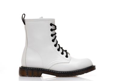 Αρβυλάκια λευκά δερματίνη δετά με κορδόνια ΛΕΥΚΟ - Tsoukalas - 