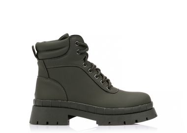 Αρβυλάκια πράσινα δερματίνη με κορδόνια ΠΡΑΣΙΝΟ - Tsoukalas - 