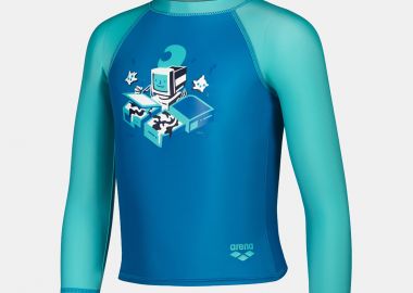 ARENA FRIENDS KIDS UV LONG-SLEEVE SHIRT ΜΠΛΕ - ARENA - 