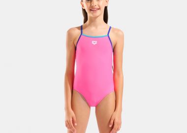 ARENA GIRLS' LIGHT DROP SWIMSUIT ΡΟΖ - ARENA - 
