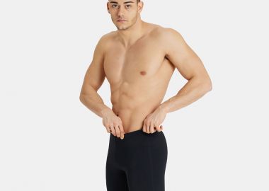 ARENA TEAM SWIM JAMMER SOLID MEN’S TRAINING SWIMSUIT ΜΑΥΡΟ - ARENA - 