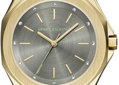 ARMANI EXCHANGE Andrea - AX4614, Gold case with Stainless Steel Bracelet - Armani Exchange - 