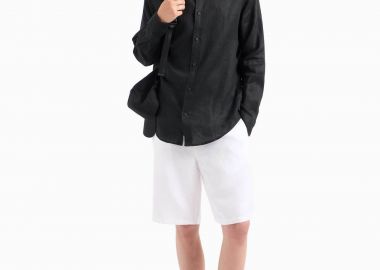 Armani Exchange ανδρική βερμούδα μονόχρωμη - 8NZS67ZNFNZ Λευκό - ARMANI EXCHANGE - 