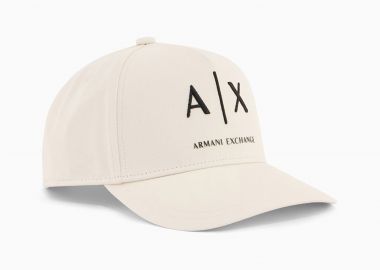 Armani Exchange ανδρικό καπέλο με ανάγλυφο λογότυπο - XM002696AF15502 Μπεζ - ARMANI EXCHANGE - 