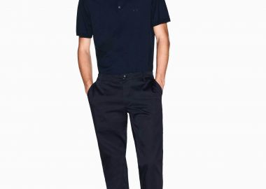 Armani Exchange ανδρικό παντελόνι chino Regular Fit - XM001162AF13236 Σκούρο Μπλε - ARMANI EXCHANGE - 