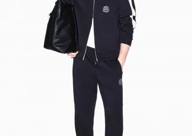 Armani Exchange ανδρικό παντελόνι φόρμας Regular Fit - XM002368AF13047 Σκούρο Μπλε - ARMANI EXCHANGE - 