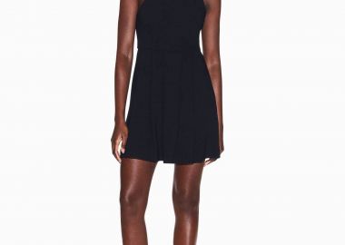 Armani Exchange γυναικείο mini φόρεμα αμάνικο - XW002282AF21555 Μαύρο - ARMANI EXCHANGE - 