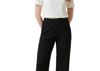 Armani Exchange γυναικείο παντελόνι φόρμας με monogram Regular Fit - XW002840AF21298 Μαύρο - ARMANI EXCHANGE - 