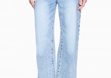 Armani Exchange γυναικείο τζιν παντελόνι πεντάτσεπο Relaxed Fit - XW000100AF21338 Denim Blue Ανοιχτό - ARMANI EXCHANGE - 