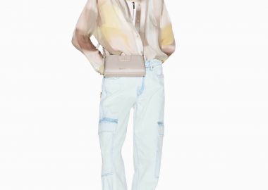 Armani Exchange γυναικείο τζιν παντελόνι πεντάτσεπο Relaxed Fit - XW001714AF21350 Denim Blue Ανοιχτό - ARMANI EXCHANGE - 