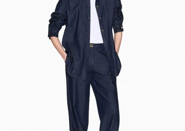 Armani Exchange γυναικείο τζιν παντελόνι Relaxed Fit - XW002257AF21337 Denim Blue Σκούρο - ARMANI EXCHANGE - 