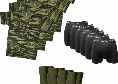 Army 14 Pack Ανδρικό Στρατιωτικό Σετ Χακί 14τμχ Χακί - Filinda - 