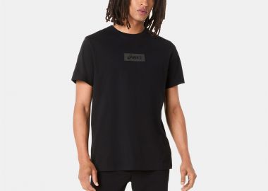 ASICS CHEST LOGO T-SHIRT ΜΑΥΡΟ - ASICS - 