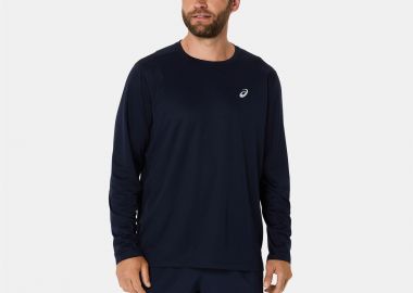 ASICS CORE LONG SLEEVE RUNNING SHIRT ΜΠΛΕ - ASICS - 
