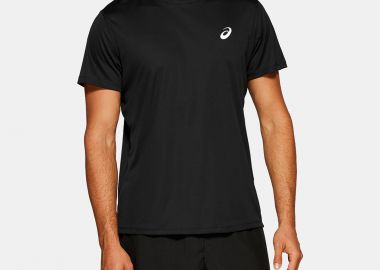 ASICS CORE RUNNING T-SHIRT ΜΑΥΡΟ - ASICS - 