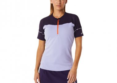 ASICS Fujitrail Γυναικεία Μπλούζα Κοντομάνικη με Φερμουάρ Μωβ 2012B927-500 - Asics - 