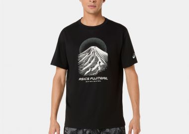 ASICS FUJITRAIL LOGO RUNNING T-SHIRT ΜΑΥΡΟ - ASICS - 