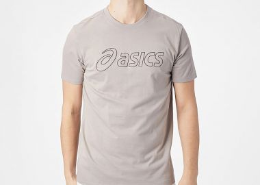 ASICS LOGO RUNNING T-SHIRT ΚΑΦΕ - ASICS - 