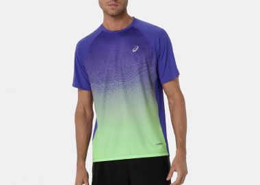 ASICS ROAD FADE RUNNING T-SHIRT ΜΠΛΕ - ASICS - 