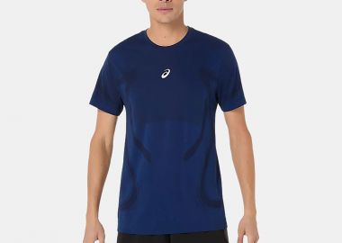 ASICS ROAD SEAMLESS RUNNING T-SHIRT ΜΠΛΕ - ASICS - 