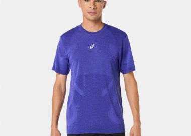 ASICS ROAD SEAMLESS RUNNING T-SHIRT ΜΠΛΕ - ASICS - 