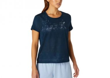 ASICS Ventilate SS Γυναικεία Αθλητική Μπλούζα Κοντομάνικη Navy Μπλε 2012C033-401 - Asics - 