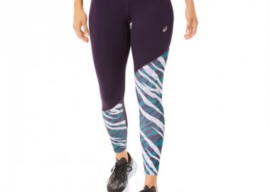 ASICS Wild Camo Γυναικείο Cropped Κολάν Ψηλόμεσο Μωβ 2012C379-500 - Asics - 