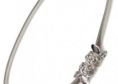 ΑΣΗΜΙ ΕΛΑΣΤΙΚΗ ΖΩΝΗ ΜΕ ΑΓΚΡΑΦΑ ΛΟΥΛΟΥΔΙΑ - Anna Raxevsky - 