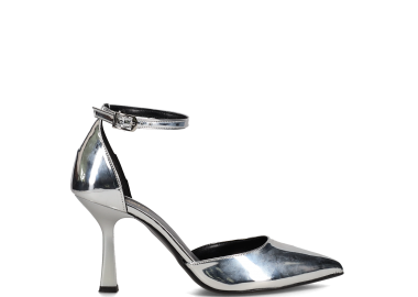 Ασημί γόβα - MIGATO - 