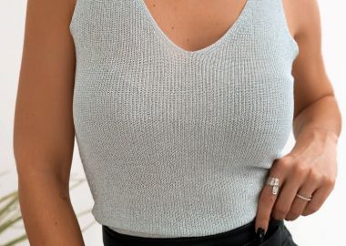 ΑΣΗΜΙ LUREX TOP - NEPTUNE - sense-shop - 