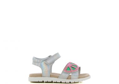 Ασημί παιδικό πέδιλο - SJ - 