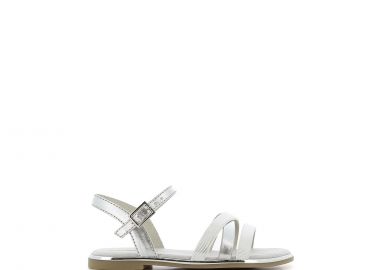Ασημί παιδικό πέδιλο - SJ - 