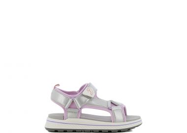 Ασημί παιδικό πέδιλο - SJ - 