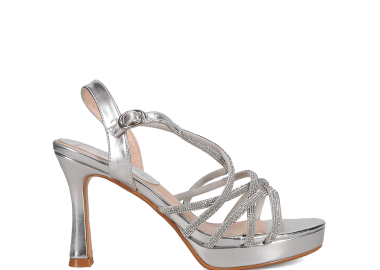 Ασημί πέδιλο - MIGATO - 