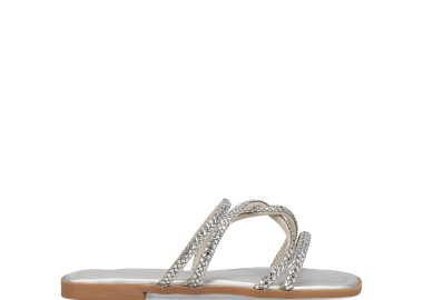 Ασημί σανδάλι - MIGATO - 