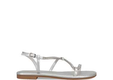 Ασημί σανδάλι - MIGATO - 