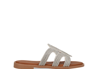 Ασημί σανδάλι - MIGATO ISLAND - 