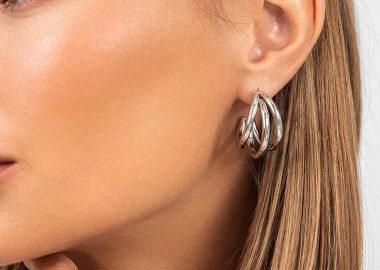 ΑΣΗΜΙ ΣΚΟΥΛΑΡΙΚΙΑ - TRIPLE HOOP - sense-shop - 