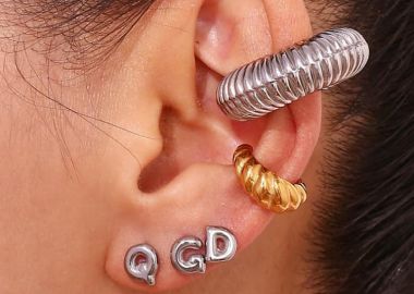 ΑΣΗΜΙ ΣΠΙΡΑΛ EARCUFF - BETHSAB - fashionroom - 